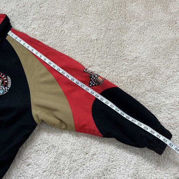 VTG Logo Athletic NASCAR Jacket Mens Size XXL 1998 50th Anniversary Racing - Picture 12 of 16